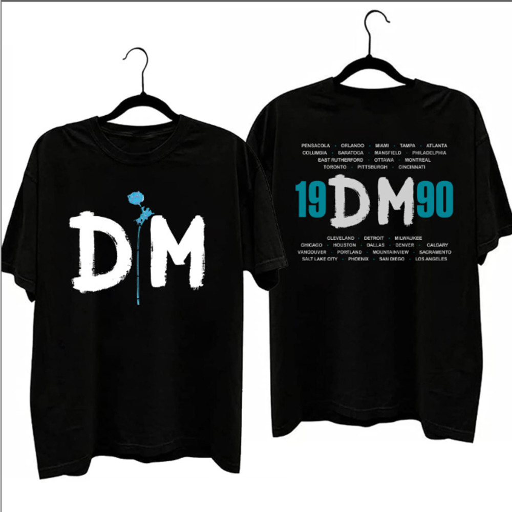 1990 Depeche Mode Violator Tour Tshirt 2 Sided Unisex Shirt